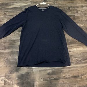 XL Dark blue long sleeve shirt